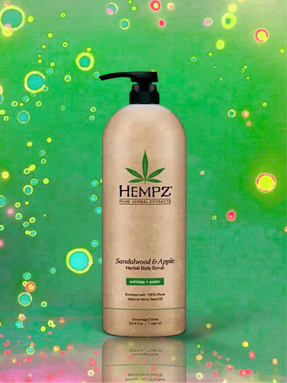 🆕💕Hempz Sandalwood & Apple Herbal Body Scrub • 33.8 fl oz